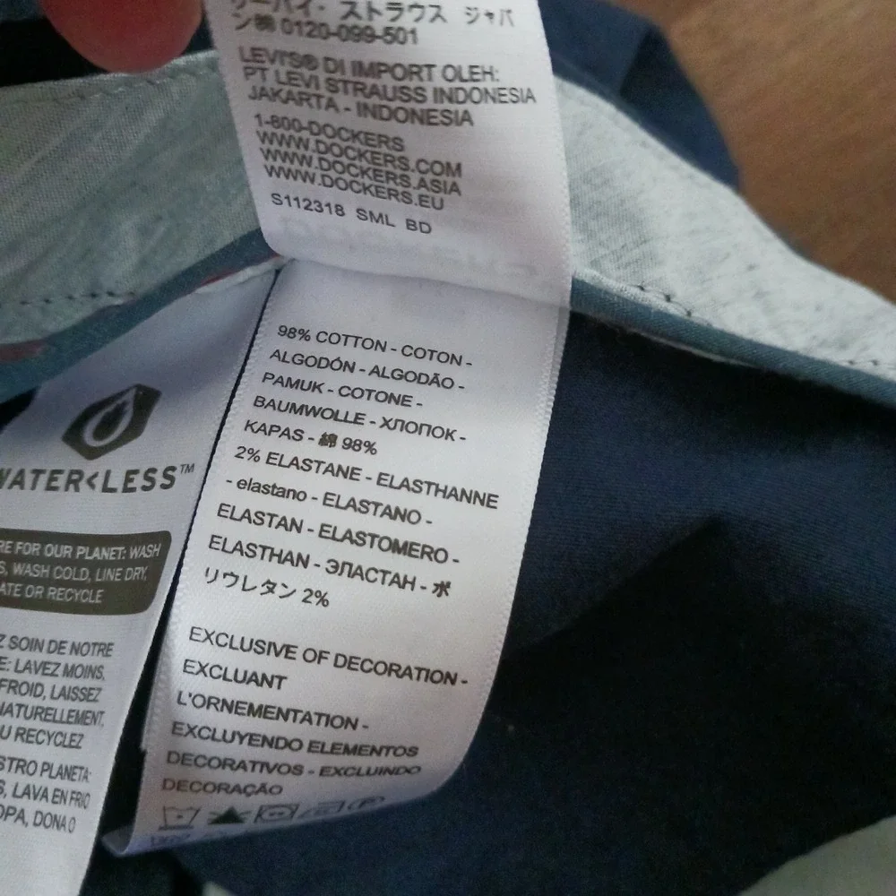 New Dockers Mens Ultimate Casual Chino Shorts Blue Size 56‎ Supremeflex